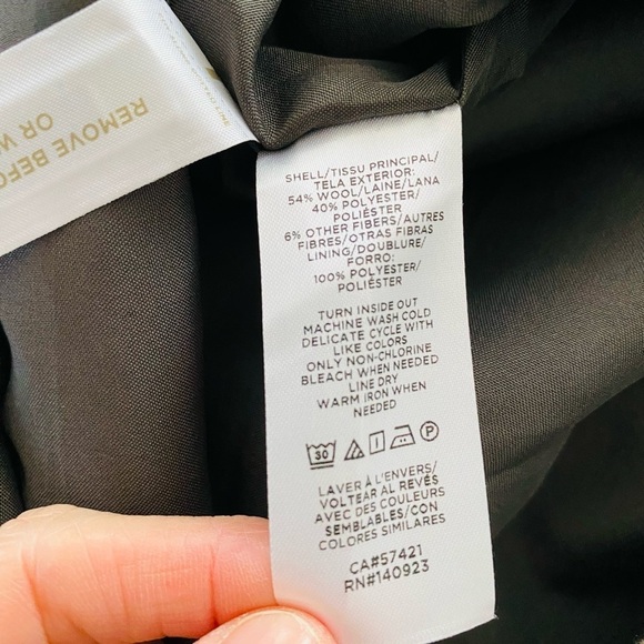 NWT Loft Size 2 Tweed Wool Blend A Line Sequin Herringbone Mini Skirt - Picture 6 of 9